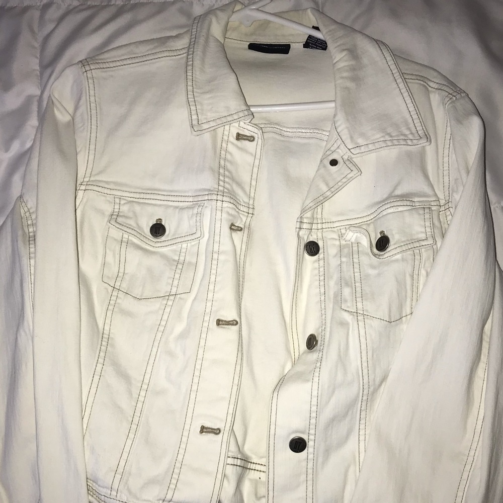 NY&C White Jean Jacket
